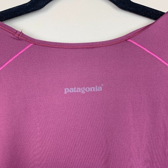 Patagonia Burgundy Short Sleeve T-shirt Size Large - Picture 4 of 5